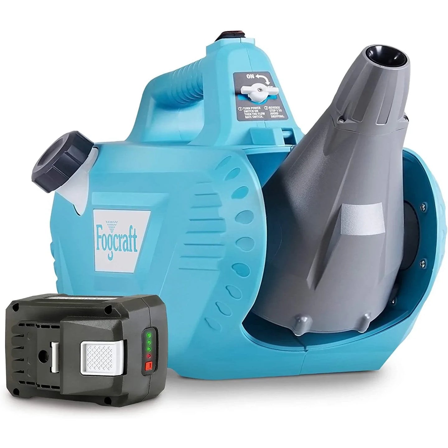 FogCraft 2Gal./8L DC ULV Sprayer Electric Disinfectant Handheld Cordless
