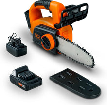 SuperHandy Chainsaw Mini 8-Inch Cordless Electric 20V 2.0Ah Lightweight Wood Tree Cutting Forestry Landscaping