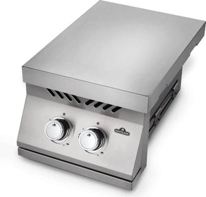 Napoleon Built-in 500 Series Inline Dual Range Top Burner, Stainless Steel Cover