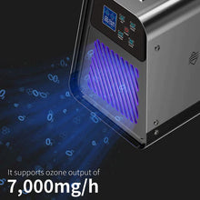 BASEAIRE 888 PRO 7,000 MG/H OZONE GENERATOR, DIGITAL O3 MACHINE HOME OZONE MACHINE DEODORIZER FOR ROOMS, SMOKE, CARS AND PETS, COMPACT, CARRY HANDLE, BEST FOR ODOR STOP CONTROL