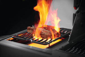 Napoleon Prestige 500 Propane Gas Grill with Infrared Side and Rear Burners, Stainless Steel