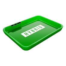 Dope Trays x Hybrid – Green background white logo