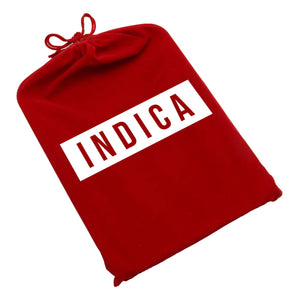 Dope Trays x Indica -  red background white logo