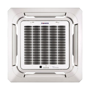 Pioneer® 12,000 BTU 22.7 SEER2 8-Way Compact Cassette Mini-Split Air Conditioner Heat Pump System Full Set 230V