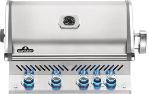 Napoleon Built-in Prestige PRO 500 Natural Gas Grill Head with Infrared Rear Burner, Stainless Steel