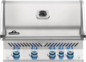 Napoleon Built-in Prestige PRO 500 Natural Gas Grill Head with Infrared Rear Burner, Stainless Steel