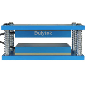 Dulytek Retrofit Rosin Heat Caged Plate Kit, 3" x 8" Food-Grade Anodized Aluminum Dual Heating Plates, for 15 - 30 Ton Shop Presses and Accessories Bundle