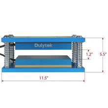 Dulytek Retrofit Rosin Heat Caged Plate Kit, 3" x 8" Food-Grade Anodized Aluminum Dual Heating Plates, for 15 - 30 Ton Shop Presses and Accessories Bundle