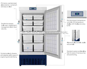 Across International Ai EasyChill 18 Cu Ft -30C Upright Freezer UL 115V