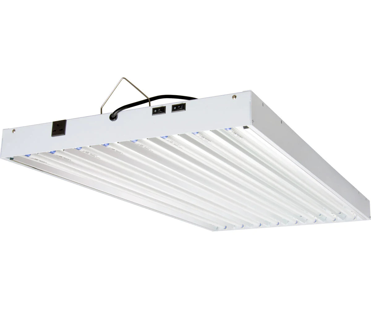 Agrobrite T5 4Ft 8 Tube 240V Fixture w/Bulbs