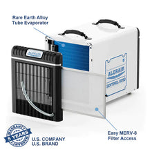 ALORAIR SENTINEL HD90 ENERGY STAR BASEMENT & CRAWL SPACE DEHUMIDIFIER 90 PINTS/DAY, GRAVITY DRAINING,ENERGY STAR, CE,ETL CERTIFICATE CAPACITY: 90 PPD (AHAM), 198 PPD (SATURATION)