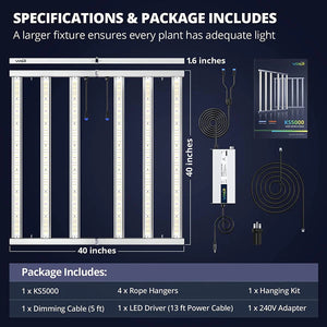 ViparSpectra KS5000 500W LED Grow Light