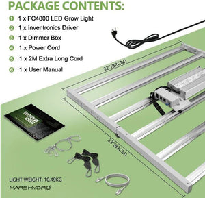 Mars Hydro FC4800 Samsung LM301B 480W LED Grow Light