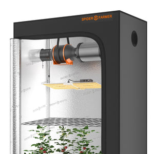 Spider Farmer SF2000 LED Grow Kit, Grow Light, 2’x4′ Grow Tent, Inline Fan Combo with Speed Controller