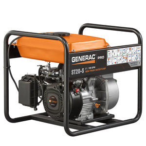 Generac 2'' Semi-Trash Water Pump with G-Force