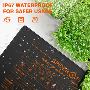 Spider Farmer 10”X20.75” Seedling Heat Mat & Controller Set