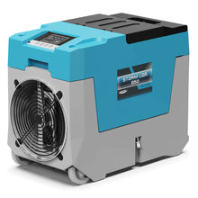 ALORAIR STORM LGR 850 180 PPD COMMERCIAL DEHUMIDIFIER WITH PUMP, 28 GALLONS HEAVY DUTY INDUSTRIAL WATER DAMAGE RESTORATION DEHUMIDIFIER, SMALLER SIZE, FOR HOMES BASEMENTS, GARAGES, AND JOB SITES, BLUE/GREEN