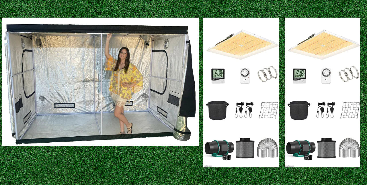 Hydroponics Grow Tent Kit - 5'x10' - 40 Plant