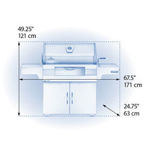 Napoleon Charcoal Professional Grill, Stainless Steel