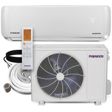 Pioneer® 18,000 BTU 23.7 SEER2 Ductless Mini-Split Inverter++ Energy-Star Air Conditioner Heat Pump System Full Set 230V