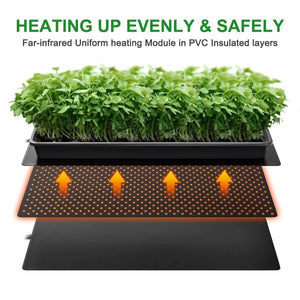 Mars Hydro Seedling Heat Mat Digital Thermostat Combo 48"X20.75"