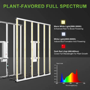 Mars Hydro FC-E6500 Bridgelux 730W Commercial LED Grow Light