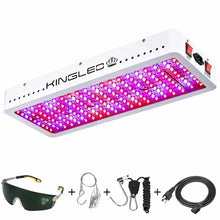 KingLED King Plus 2000W Double Chips LED Grow Light Full Spectrum for Greenhouse and Indoor Plant Flowering Growing (10w LEDs)