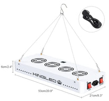 KingLED King Plus 2000W Double Chips LED Grow Light Full Spectrum for Greenhouse and Indoor Plant Flowering Growing (10w LEDs)