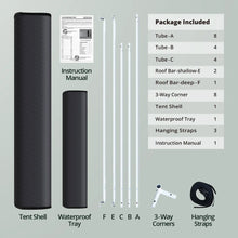 ViparSpectra Mylar Hydroponic Reflective 600D Grow Tent 48"x48"x80"